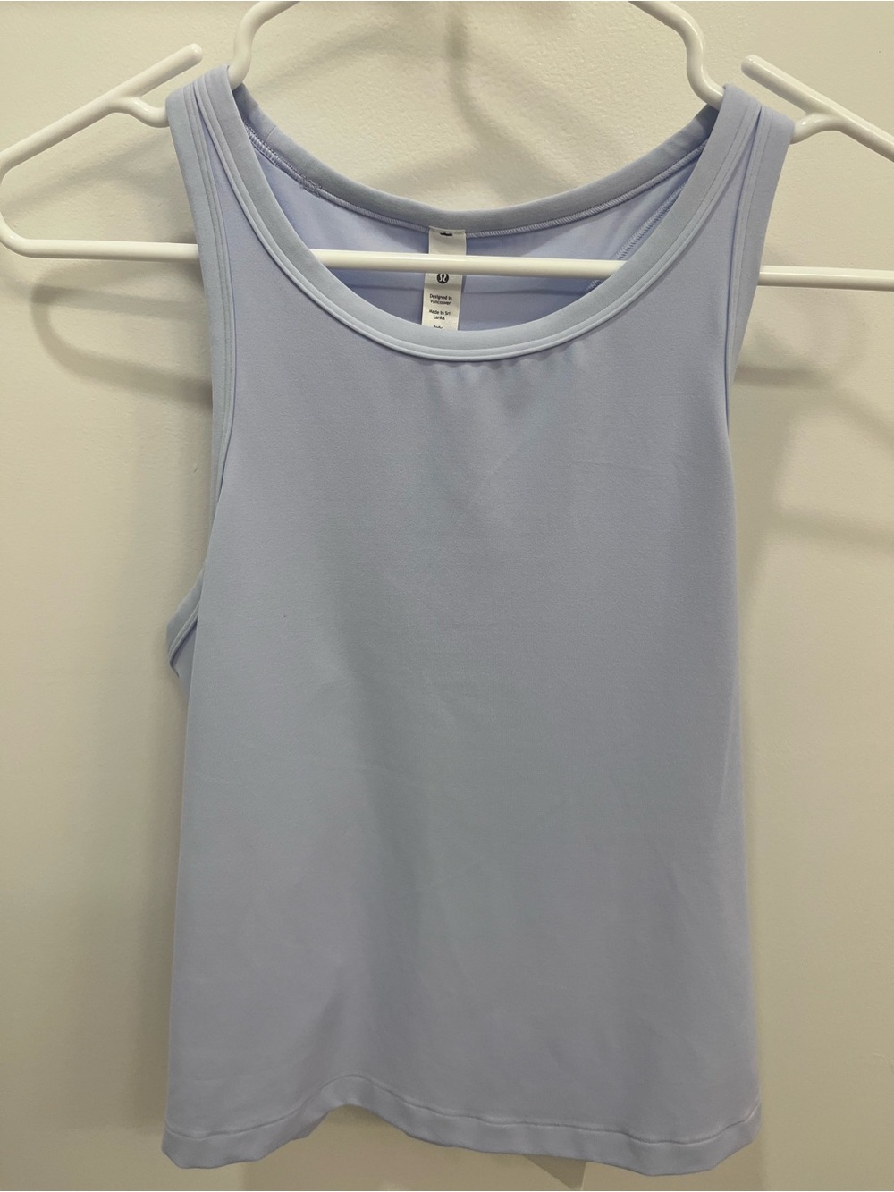 Lululemon Align Waist-Length Racerback Tank Size 10 NWT Light Blue